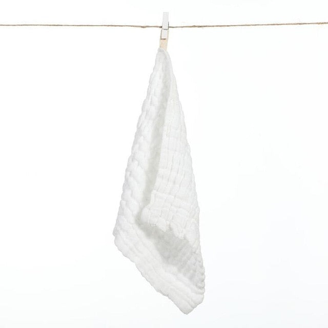 serviette de bain bébé de toilettes blanche