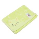 serviette de bain bébé mélodie verte