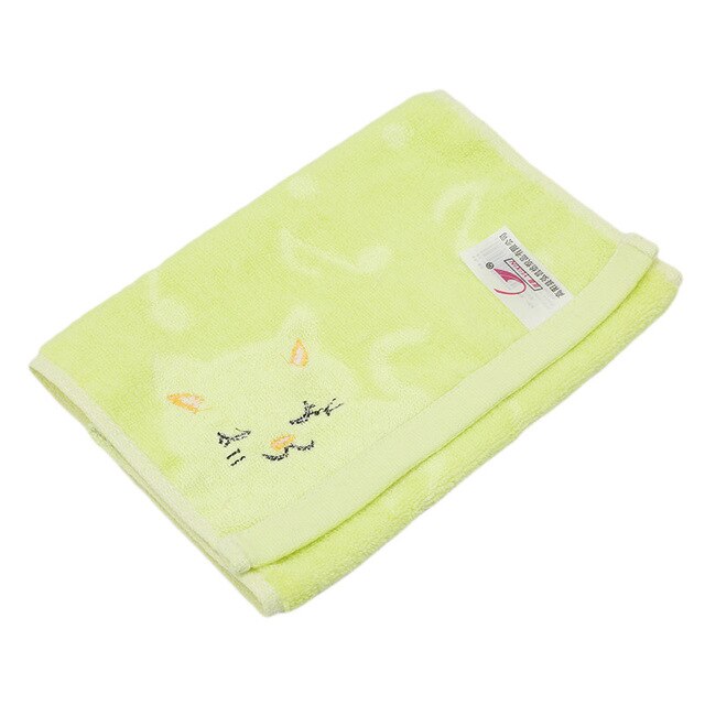 serviette de bain bébé mélodie verte