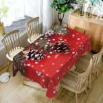 nappe-tissu-rouge-rectangulaire