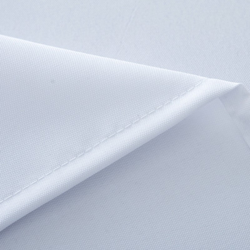 Nappe rectangulaire blanche en tissu – Image 2