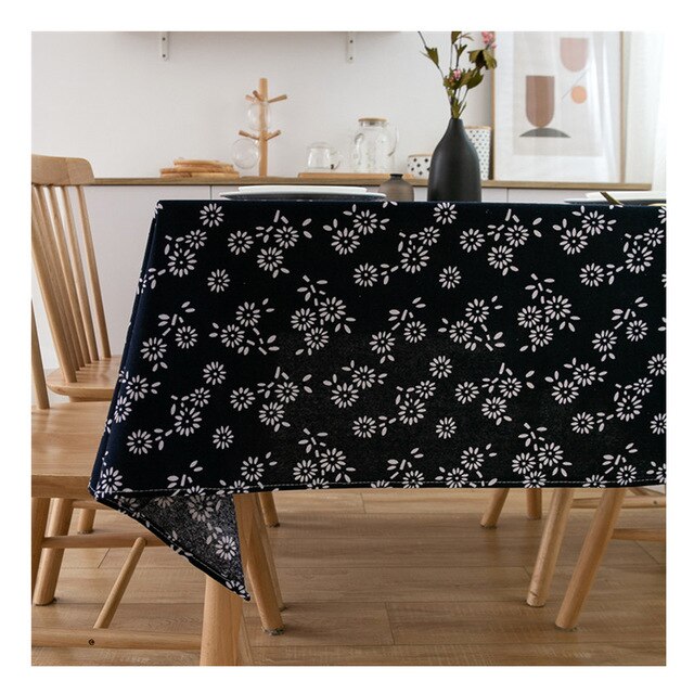 Nappe rectangulaire bleu nuit