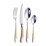 Couverts de table LUXE inox - Couleur Argent et Or