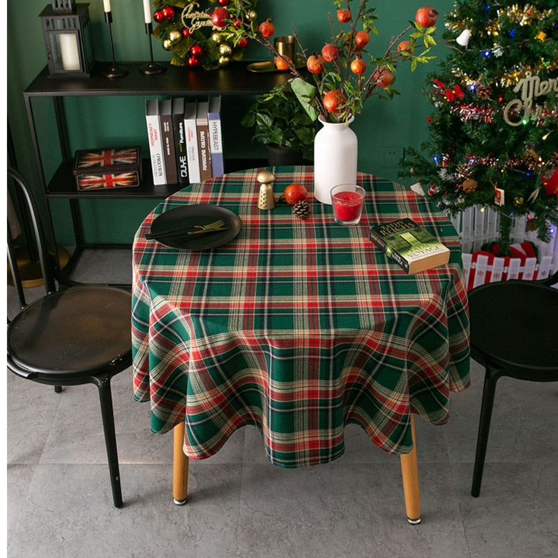 Nappe ronde tradition de Noël – Image 3