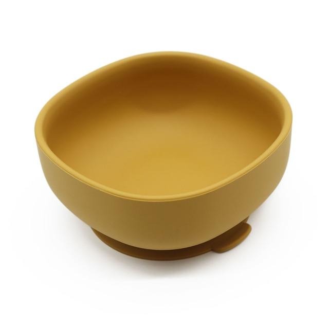 Bol ventouse silicone bébé couleur doré