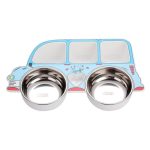 Vaisselle enfant inox forme de Voiture - Assiette inox