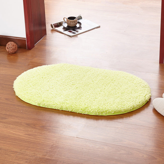tapis sortie de bain antidérapant vert pomme