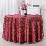 Nappe ronde décorative