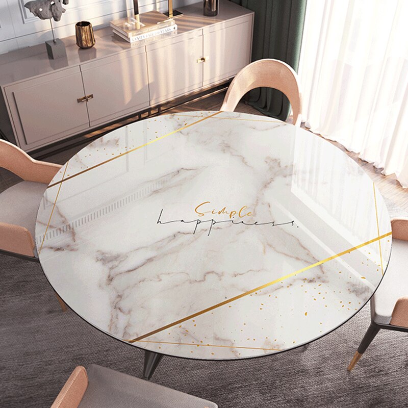 Nappe ronde résistante aux taches 140cm – Image 3