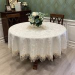 Nappe ronde en coton 140 cm