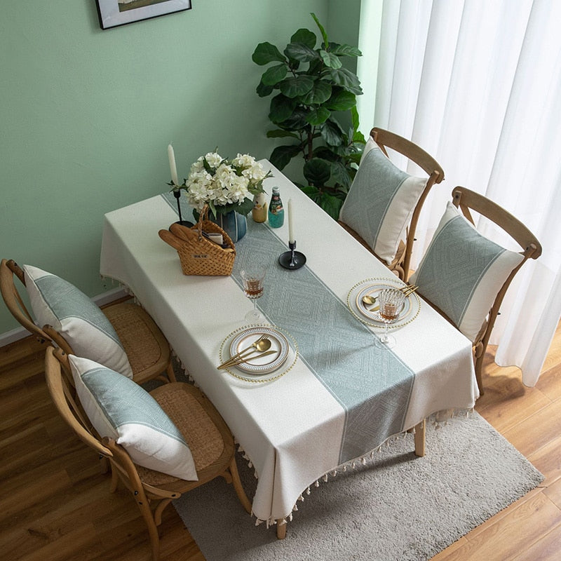 Nappe rectangulaire en lin – Image 3