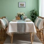 Nappe rectangulaire en lin