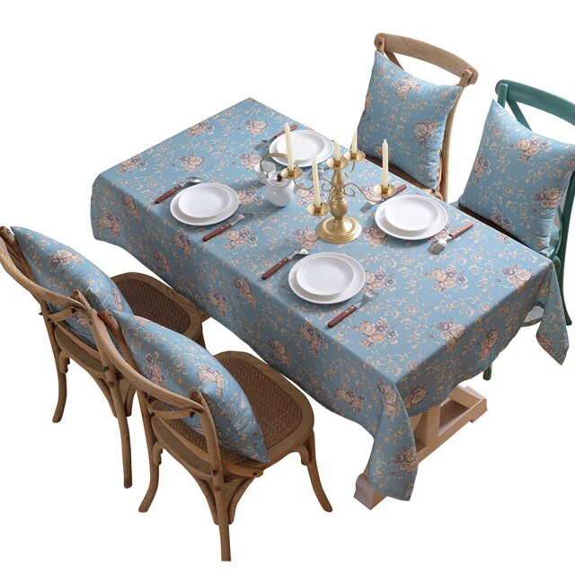 Nappe rectangulaire motif indien