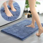 Tapis de bain haute qualité bleu marine