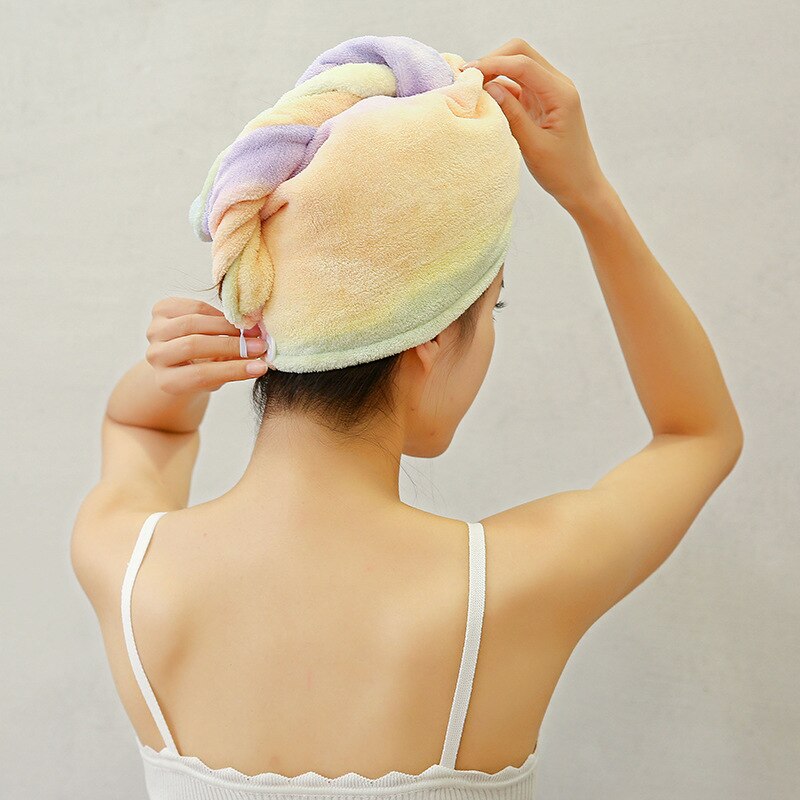 Linge de bain - serviette capillaire multicolore – Image 2