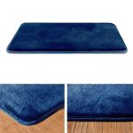 Tapis de bain bleu marine