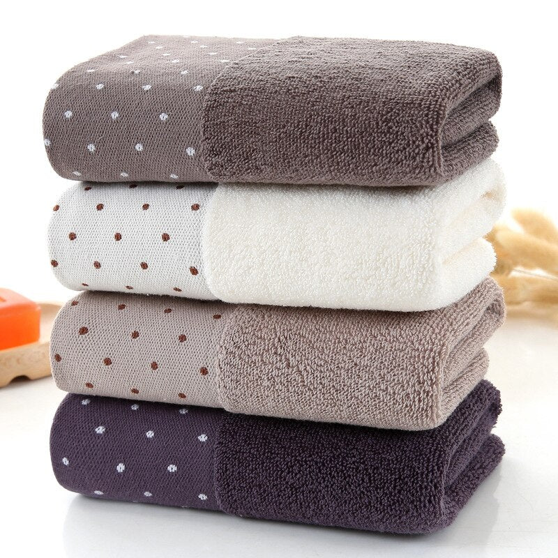 Linge de bain serviette à pois – Image 5