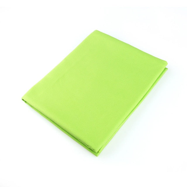 serviette de bain de voyage verte
