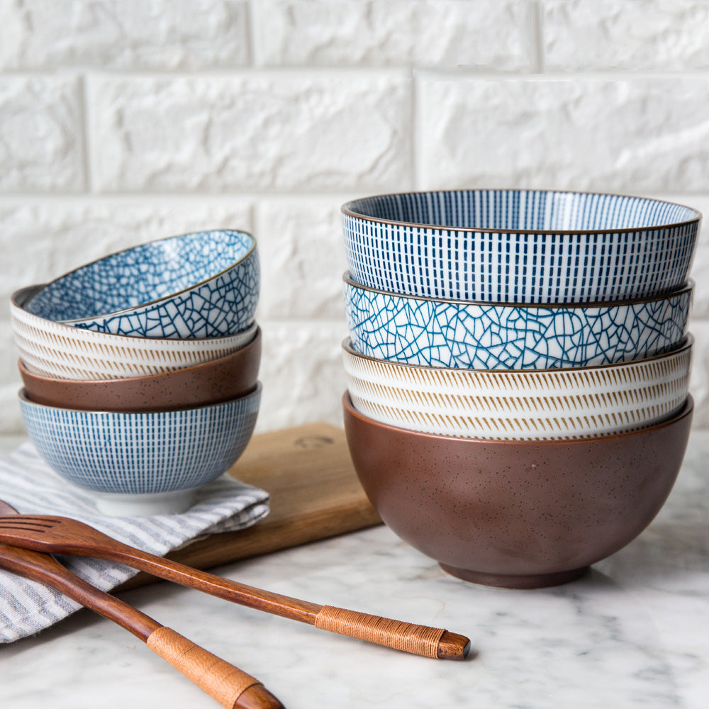 Vaisselle : bols en porcelaine style japonais - choix de 4 couleurs – Image 5