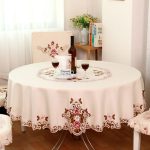 Nappe ronde blanche - Diamètre 220cm