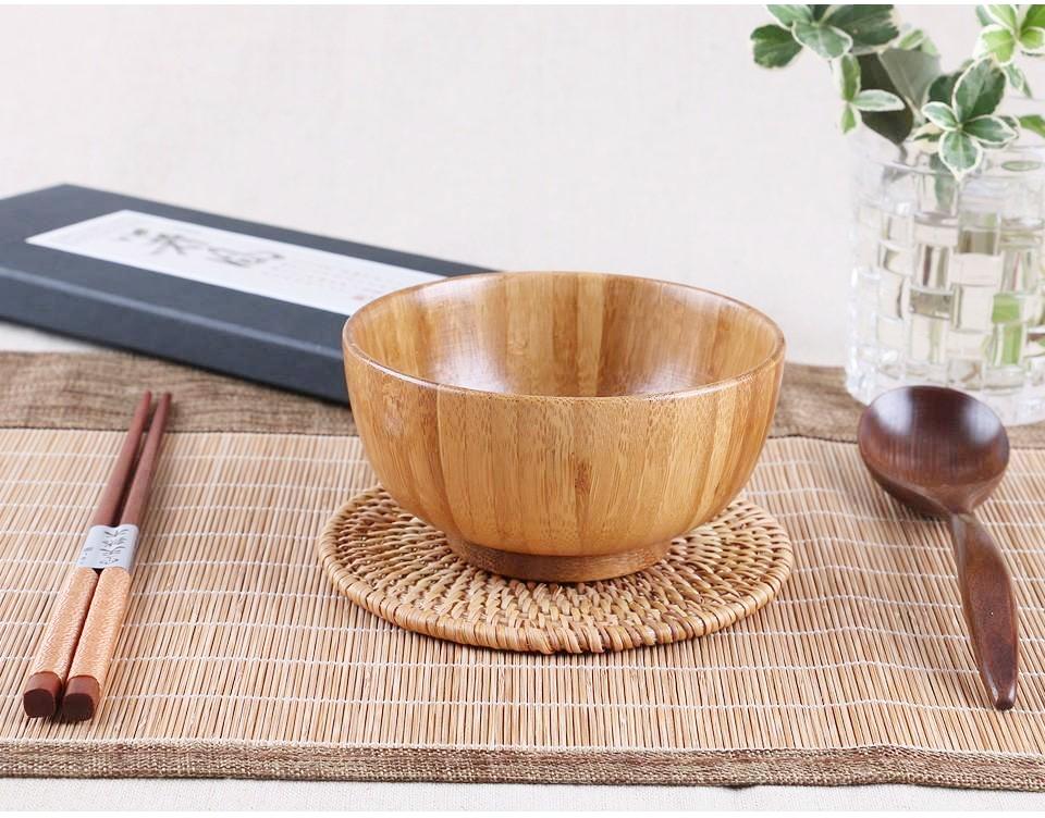 Vaisselle - Ensemble de 6 bols en bois japonais de qualité supérieure – Image 8