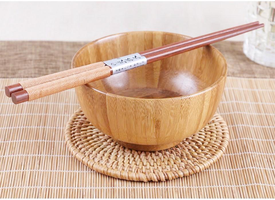 Vaisselle - Ensemble de 6 bols en bois japonais de qualité supérieure – Image 9