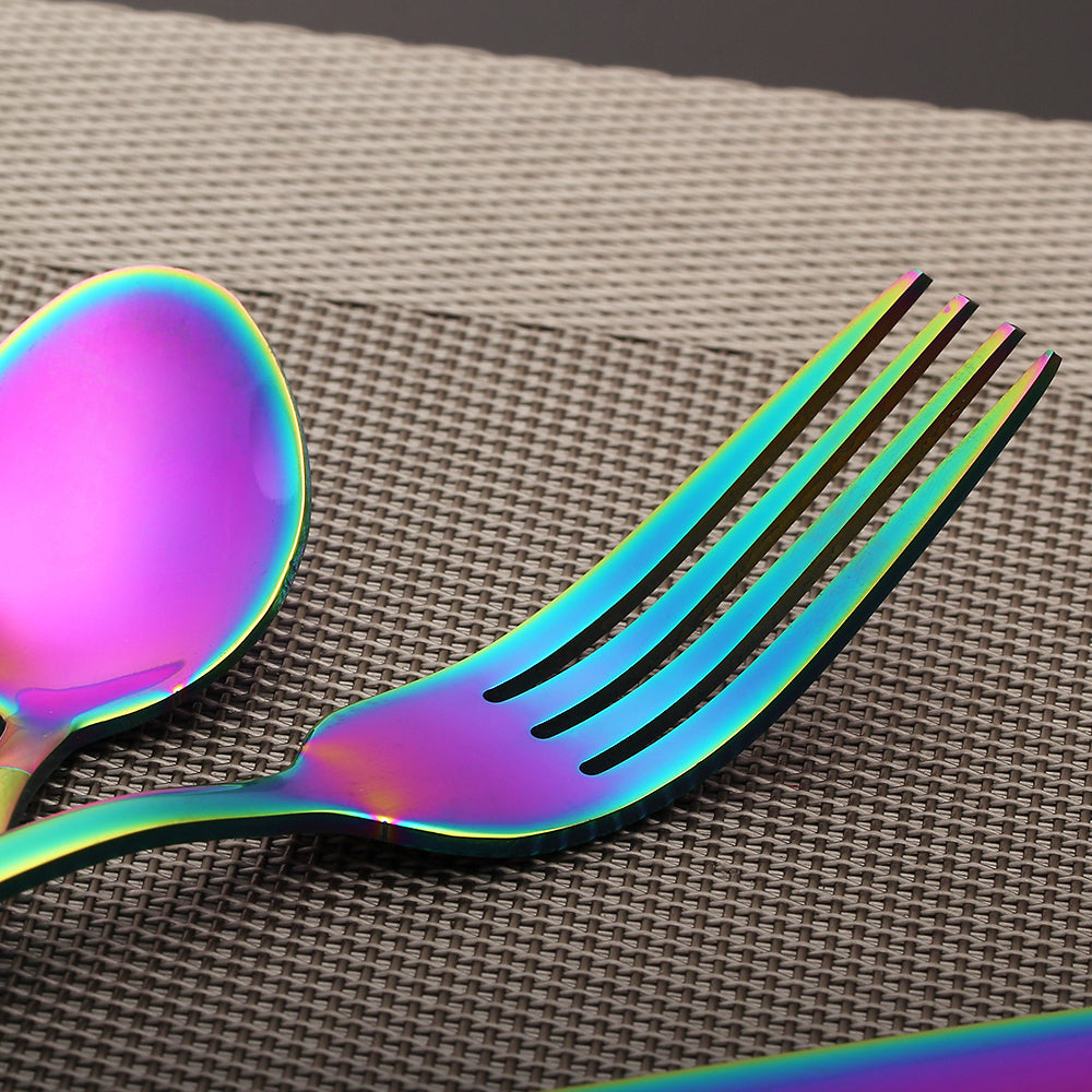 Vaisselle - Ensemble de couverts colorés en inox – Image 7