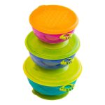Bols repas bébé avec couvercle