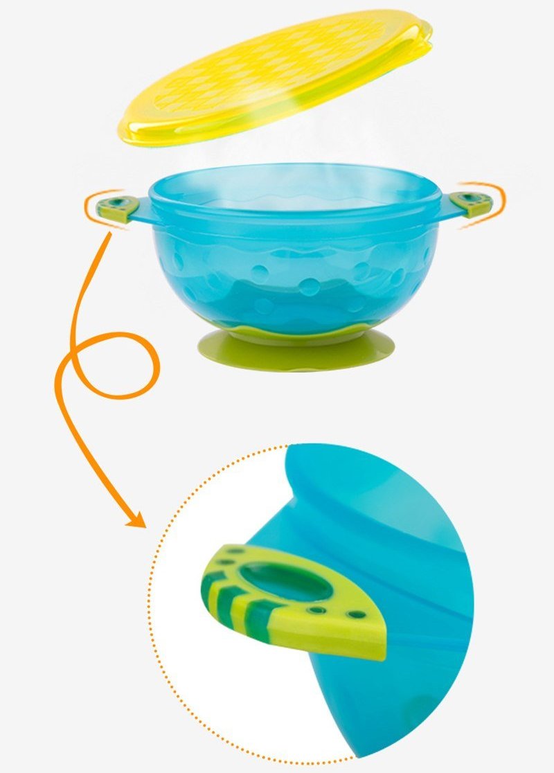 Vaisselle ensemble de 3 bols à ventouse pour bébé – Image 3
