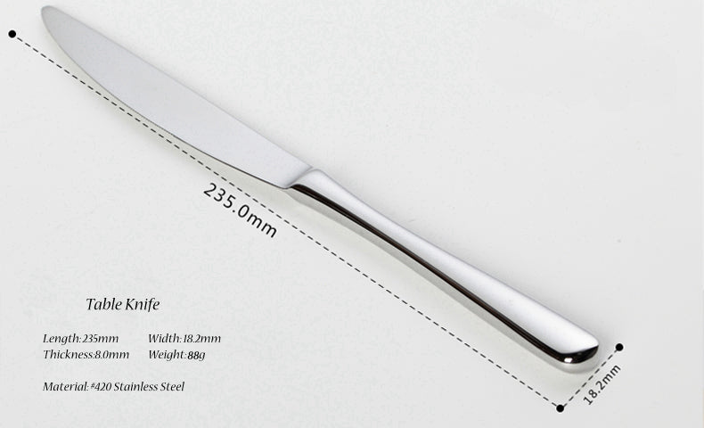 Vaisselle : Set de couverts FROST argentés en inox - 24 pièces – Image 9