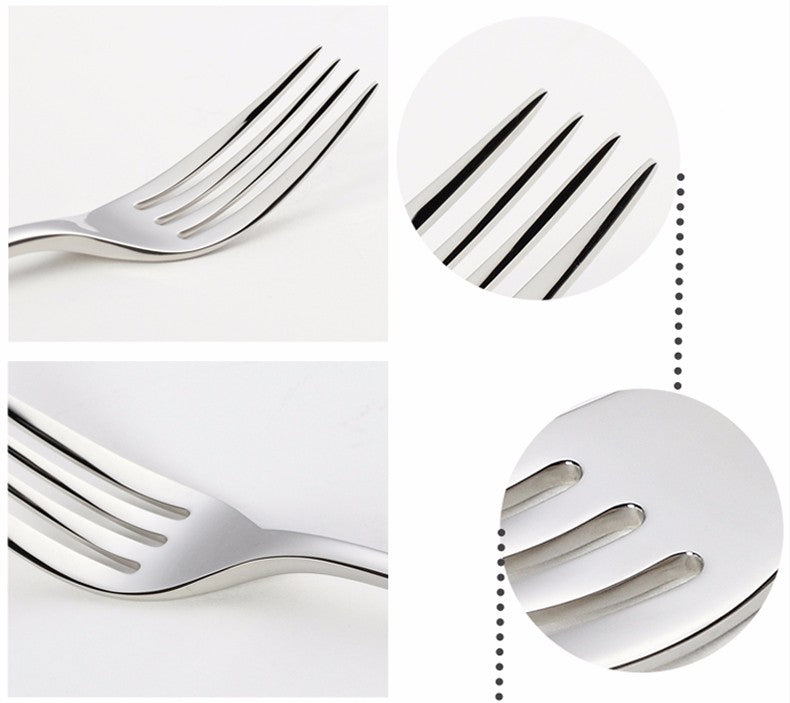 Vaisselle : Set de couverts FROST argentés en inox - 24 pièces – Image 8
