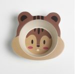 Bol bébé animal écureuil - 100% fibre de bambou