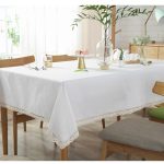 Nappe rectangulaire blanche économique