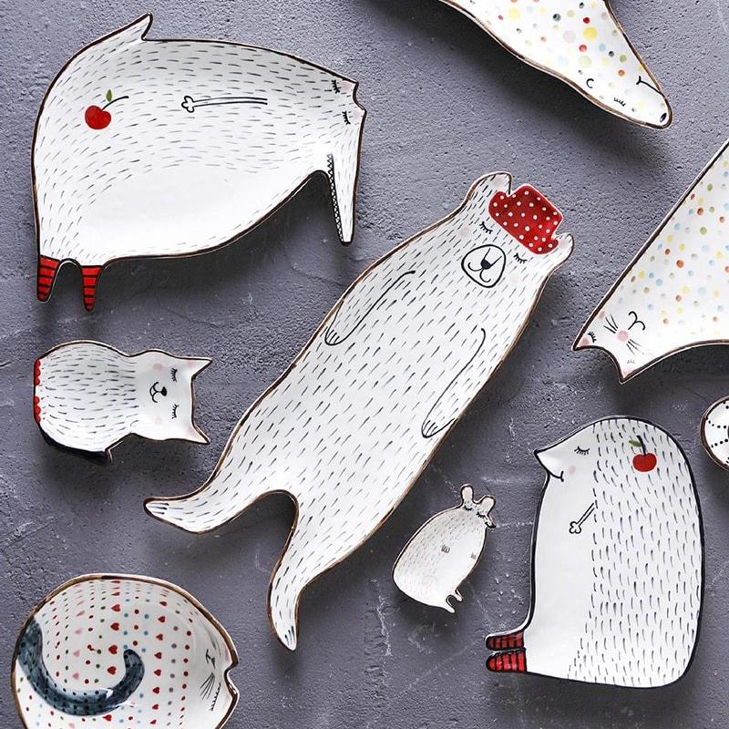 Vaisselle plateaux céramique design pour petit-déjeuner et apéritif – Image 11