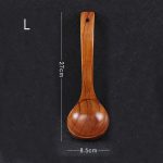 Louche en bois naturel grande taille