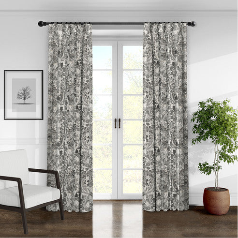 Couvre lit Savannah gris anthracite - Fabriqué au Canada – Image 2