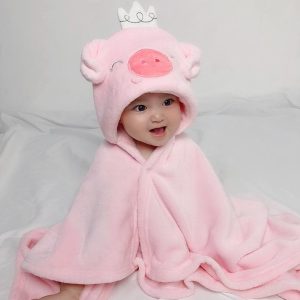 Linge de bain serviette cochon royal
