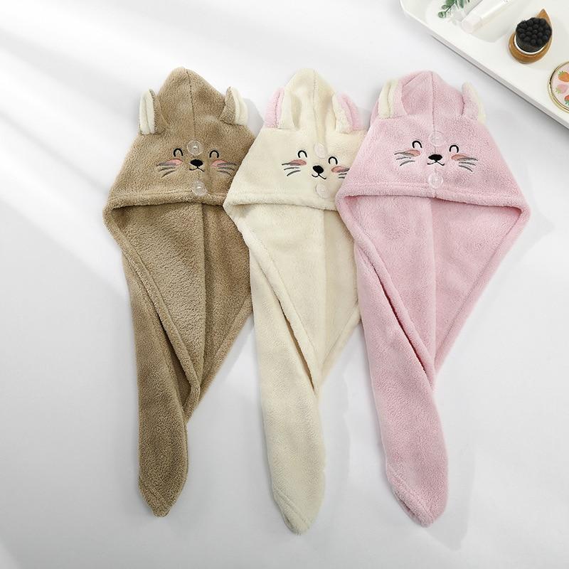 Linge de bain serviette chat capillaire – Image 4