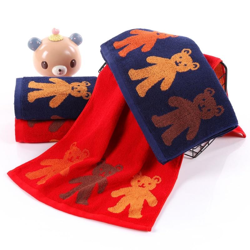 Linge de bain serviette ourson en coton – Image 3