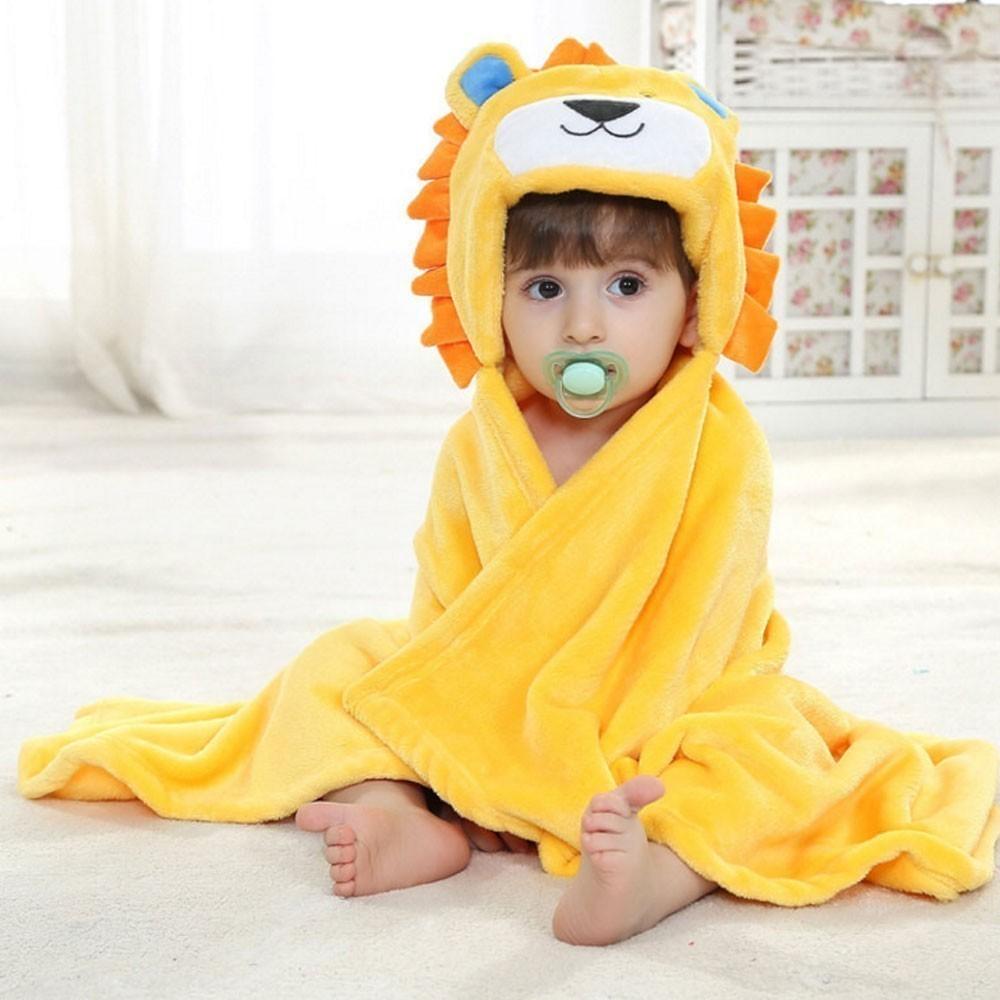Linge de bain serviette lionceau