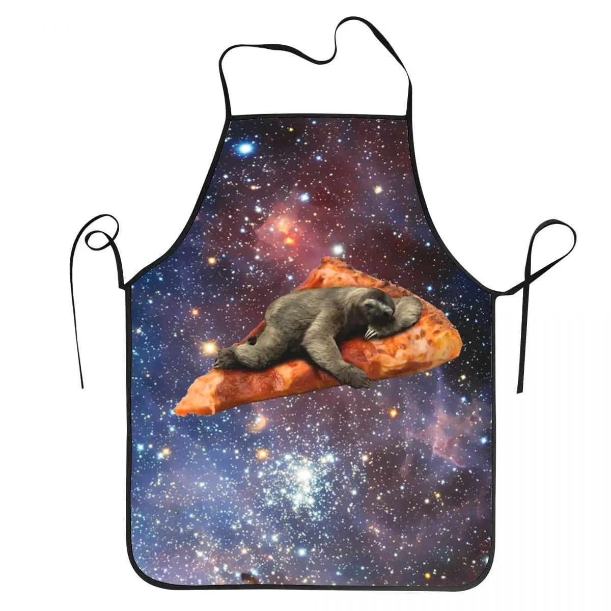 Tablier humoristique chat pizza dans l'espace pour chef unisexe – Image 18