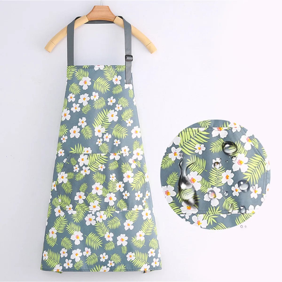 Tablier coton étanche avec motif floral ou félin – Image 8