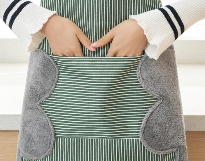 Tablier cuisine étanche et nettoyage aisé avec zone pour essuyer les mains – Image 10