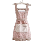 Tablier rétro rose années 50