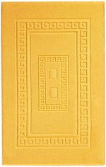 Tapis de bain couleur jaune