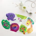 Tapis de bain motif girafe Sophie