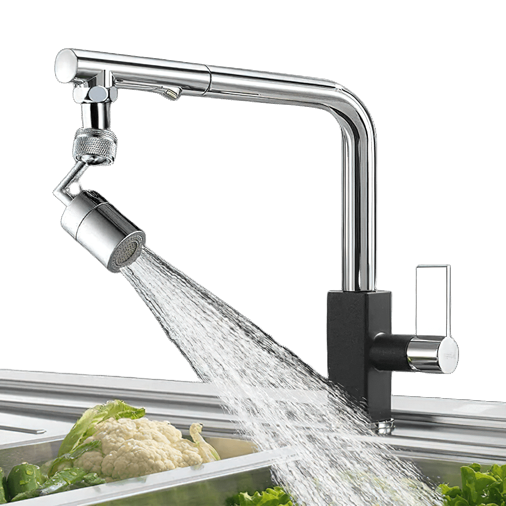 Accessoire de salle de bain tête pivotante pour robinet 720° – Image 2