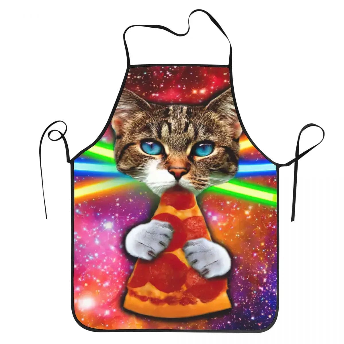 Tablier chat astronaute et pizza pour chef unisexe – Image 17