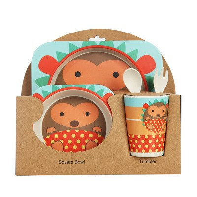 Vaisselle enfant animaux en bambou – Image 6