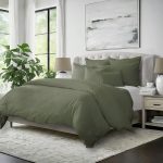 Couvre lit Elsie vert - Fabriqué au Canada par Colcha Linens